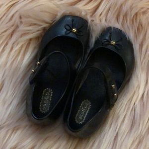 Black ballets mini Melissa size 8